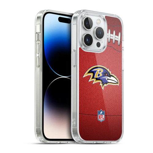 NFL Baltimore Ravens Graphics Football Soft Gel Case for Apple iPhone 13 Pro & MagSafe