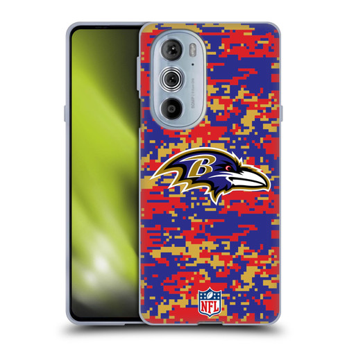 NFL Baltimore Ravens Graphics Digital Camouflage Soft Gel Case for Motorola Edge X30