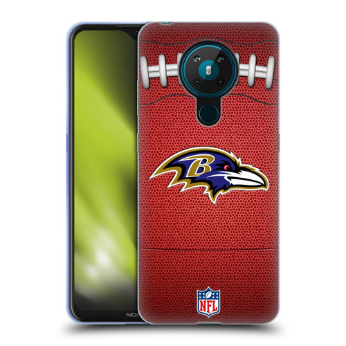 NFL Baltimore Ravens Graphics Football Soft Gel Case for Nokia 5.3