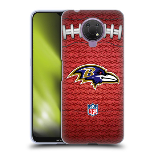 NFL Baltimore Ravens Graphics Football Soft Gel Case for Nokia G10