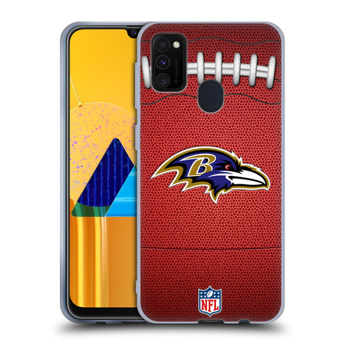NFL Baltimore Ravens Graphics Football Soft Gel Case for Samsung Galaxy M30s (2019)/M21 (2020)