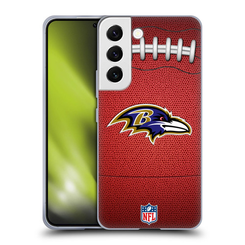 NFL Baltimore Ravens Graphics Football Soft Gel Case for Samsung Galaxy S22 5G