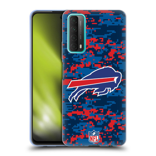 NFL Buffalo Bills Graphics Digital Camouflage Soft Gel Case for Huawei P Smart (2021)