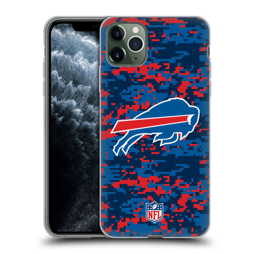 NFL Buffalo Bills Graphics Digital Camouflage Soft Gel Case for Apple iPhone 11 Pro Max
