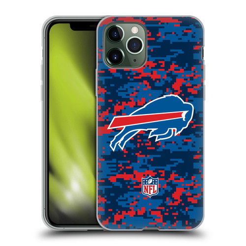 NFL Buffalo Bills Graphics Digital Camouflage Soft Gel Case for Apple iPhone 11 Pro