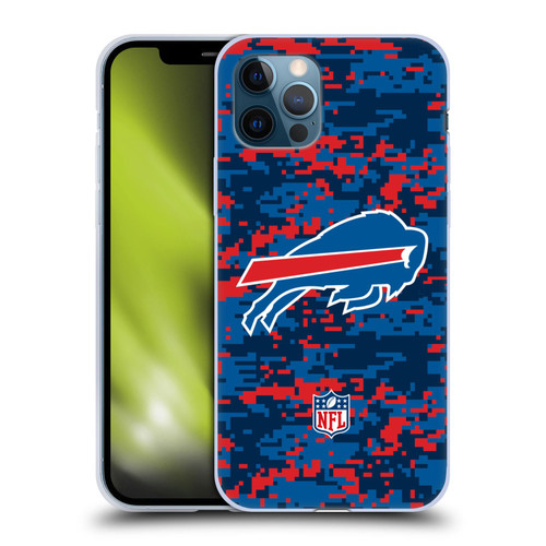NFL Buffalo Bills Graphics Digital Camouflage Soft Gel Case for Apple iPhone 12 / iPhone 12 Pro