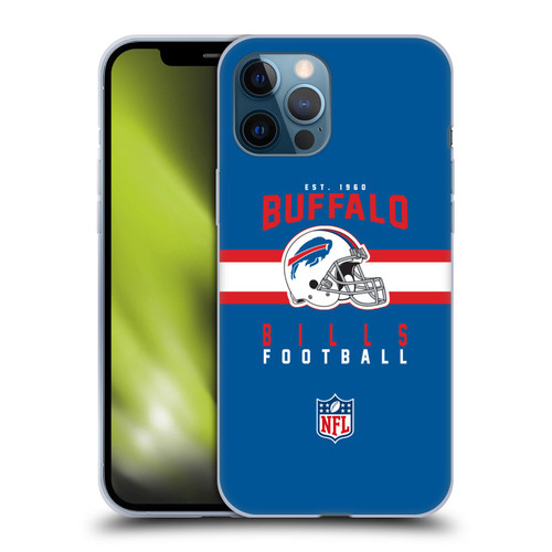 NFL Buffalo Bills Graphics Helmet Typography Soft Gel Case for Apple iPhone 12 Pro Max