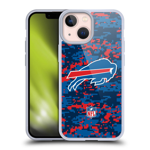NFL Buffalo Bills Graphics Digital Camouflage Soft Gel Case for Apple iPhone 13 Mini