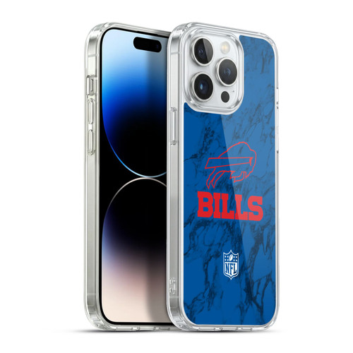 NFL Buffalo Bills Graphics Coloured Marble Soft Gel Case for Apple iPhone 13 Pro Max & MagSafe