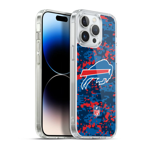 NFL Buffalo Bills Graphics Digital Camouflage Soft Gel Case for Apple iPhone 13 Pro Max & MagSafe