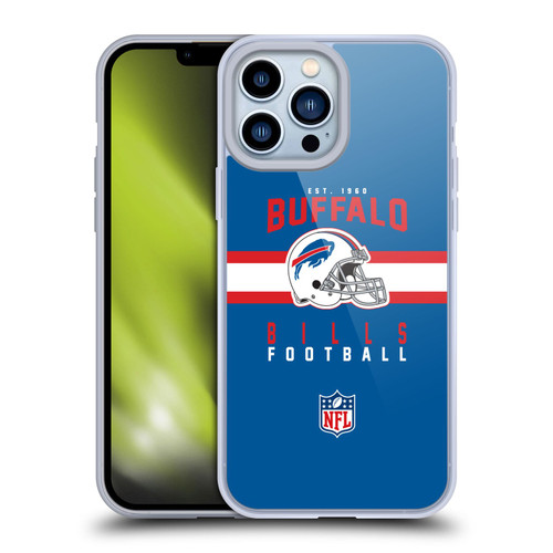 NFL Buffalo Bills Graphics Helmet Typography Soft Gel Case for Apple iPhone 13 Pro Max