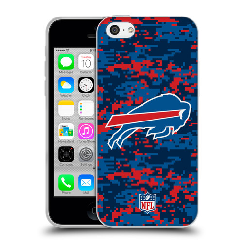 NFL Buffalo Bills Graphics Digital Camouflage Soft Gel Case for Apple iPhone 5c