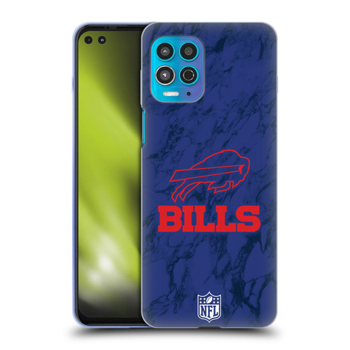 NFL Buffalo Bills Graphics Coloured Marble Soft Gel Case for Motorola Moto G100