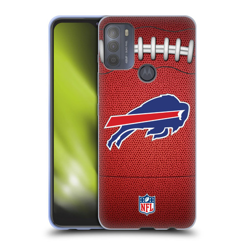 NFL Buffalo Bills Graphics Football Soft Gel Case for Motorola Moto G50