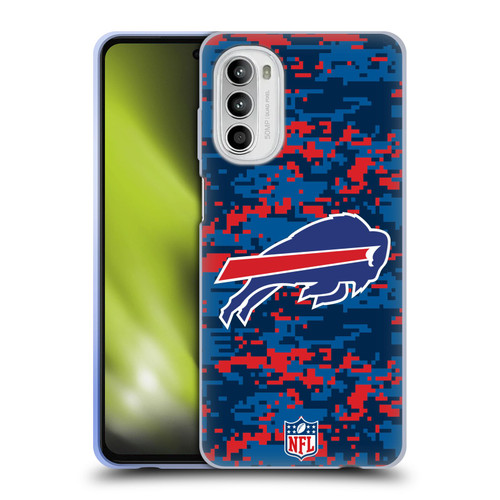 NFL Buffalo Bills Graphics Digital Camouflage Soft Gel Case for Motorola Moto G52