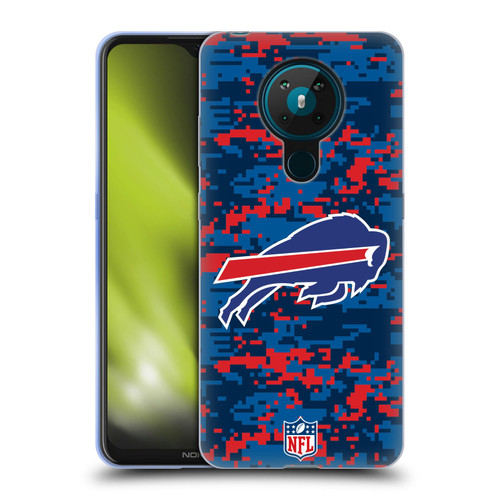 NFL Buffalo Bills Graphics Digital Camouflage Soft Gel Case for Nokia 5.3
