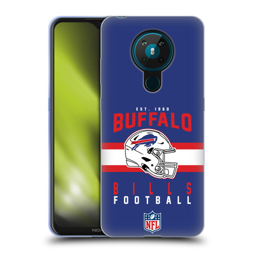 NFL Buffalo Bills Graphics Helmet Typography Soft Gel Case for Nokia 5.3