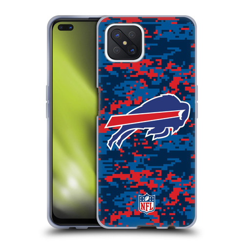 NFL Buffalo Bills Graphics Digital Camouflage Soft Gel Case for OPPO Reno4 Z 5G