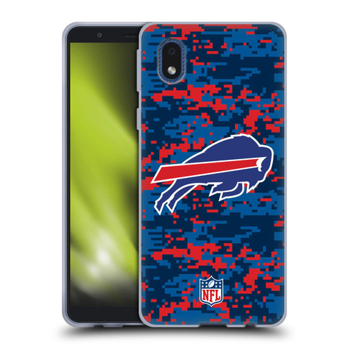 NFL Buffalo Bills Graphics Digital Camouflage Soft Gel Case for Samsung Galaxy A01 Core (2020)