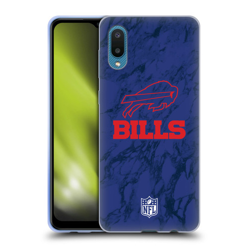 NFL Buffalo Bills Graphics Coloured Marble Soft Gel Case for Samsung Galaxy A02/M02 (2021)