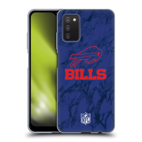 NFL Buffalo Bills Graphics Coloured Marble Soft Gel Case for Samsung Galaxy A03s (2021)