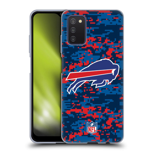 NFL Buffalo Bills Graphics Digital Camouflage Soft Gel Case for Samsung Galaxy A03s (2021)