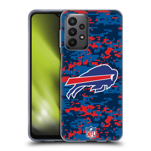 NFL Buffalo Bills Graphics Digital Camouflage Soft Gel Case for Samsung Galaxy A23 / 5G (2022)