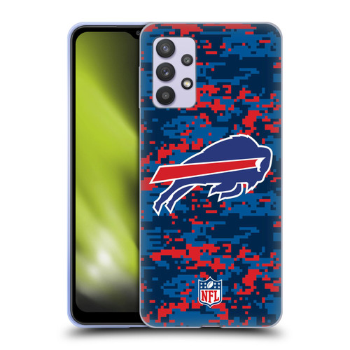 NFL Buffalo Bills Graphics Digital Camouflage Soft Gel Case for Samsung Galaxy A32 5G / M32 5G (2021)