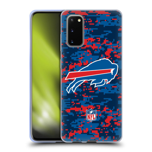 NFL Buffalo Bills Graphics Digital Camouflage Soft Gel Case for Samsung Galaxy S20 / S20 5G
