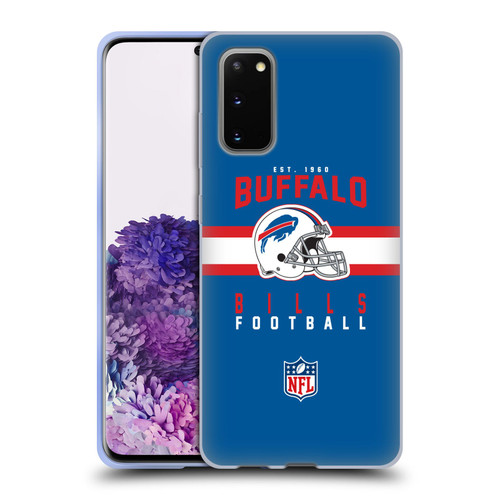 NFL Buffalo Bills Graphics Helmet Typography Soft Gel Case for Samsung Galaxy S20 / S20 5G