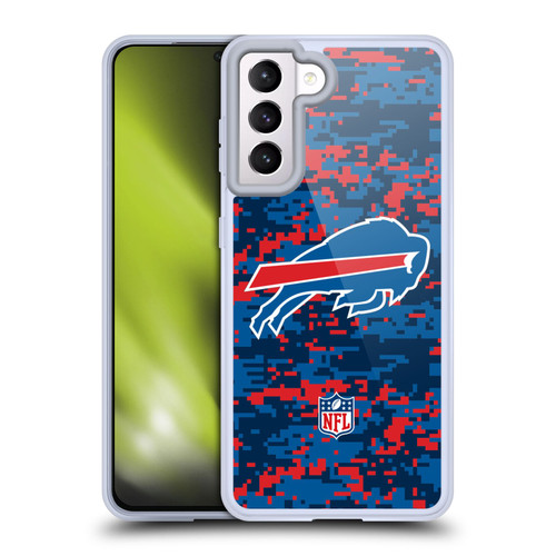 NFL Buffalo Bills Graphics Digital Camouflage Soft Gel Case for Samsung Galaxy S21 5G