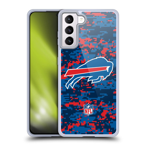 NFL Buffalo Bills Graphics Digital Camouflage Soft Gel Case for Samsung Galaxy S21+ 5G