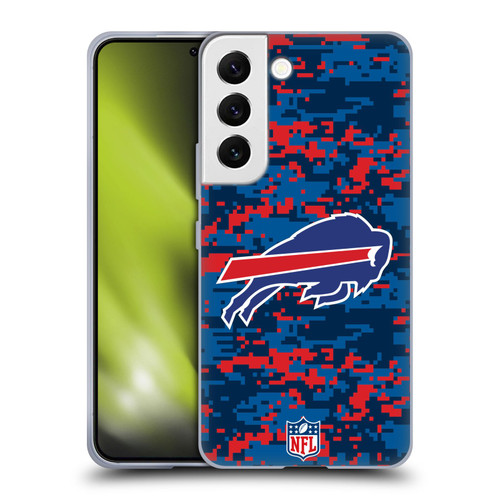 NFL Buffalo Bills Graphics Digital Camouflage Soft Gel Case for Samsung Galaxy S22 5G
