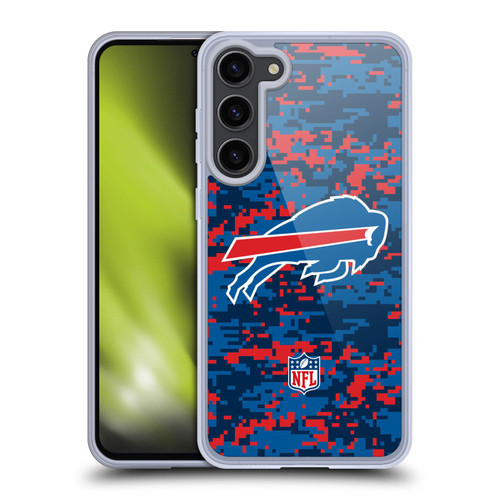 NFL Buffalo Bills Graphics Digital Camouflage Soft Gel Case for Samsung Galaxy S23+ 5G