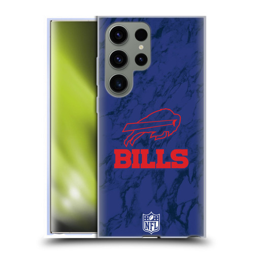 NFL Buffalo Bills Graphics Coloured Marble Soft Gel Case for Samsung Galaxy S23 Ultra 5G