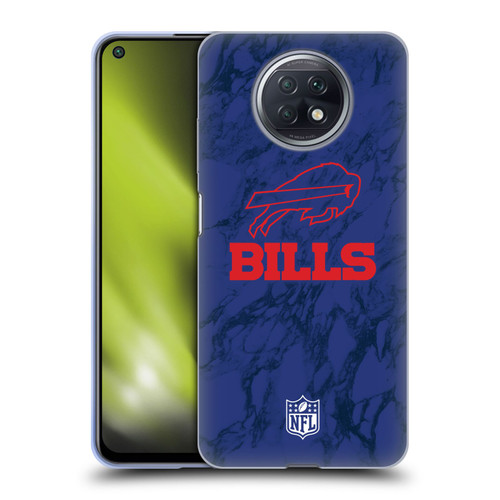 NFL Buffalo Bills Graphics Coloured Marble Soft Gel Case for Xiaomi Redmi Note 9T 5G