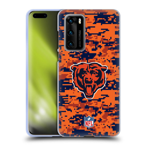 NFL Chicago Bears Graphics Digital Camouflage Soft Gel Case for Huawei P40 5G