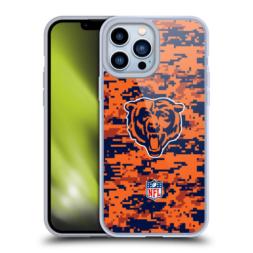 NFL Chicago Bears Graphics Digital Camouflage Soft Gel Case for Apple iPhone 13 Pro Max NFL Chicago Bears Graphics Digital Camouflage Soft Gel Case for Apple iPhone 13 Pro Max