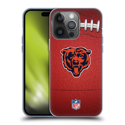 NFL Chicago Bears Graphics Football Soft Gel Case for Apple iPhone 14 Pro