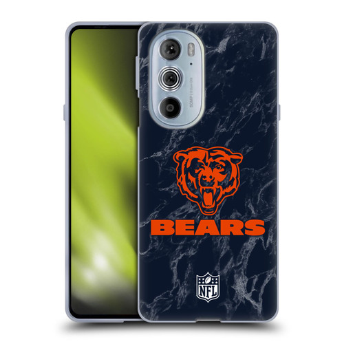 NFL Chicago Bears Graphics Coloured Marble Soft Gel Case for Motorola Edge X30