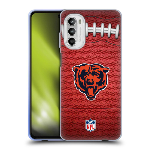 NFL Chicago Bears Graphics Football Soft Gel Case for Motorola Moto G52