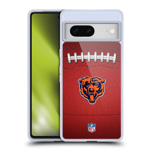 NFL Chicago Bears Graphics Football Soft Gel Case for Google Pixel 7