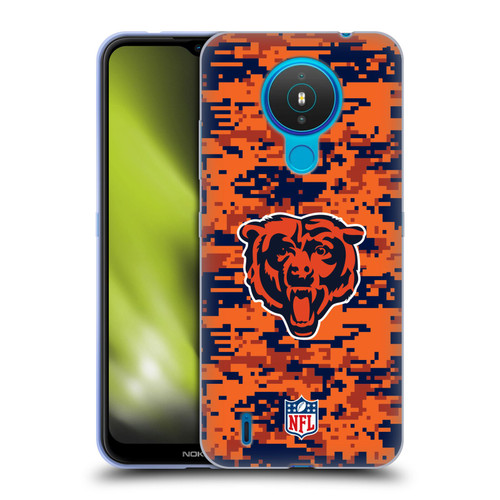 NFL Chicago Bears Graphics Digital Camouflage Soft Gel Case for Nokia 1.4