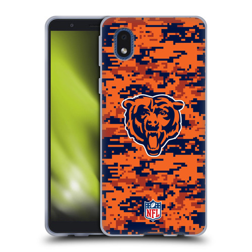 NFL Chicago Bears Graphics Digital Camouflage Soft Gel Case for Samsung Galaxy A01 Core (2020)