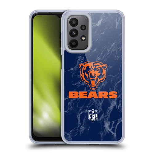 NFL Chicago Bears Graphics Coloured Marble Soft Gel Case for Samsung Galaxy A23 / 5G (2022)