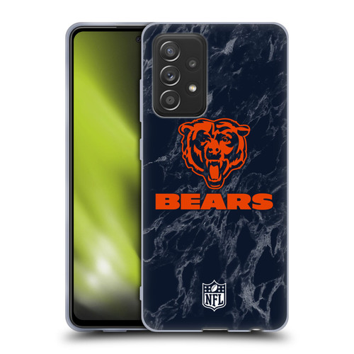 NFL Chicago Bears Graphics Coloured Marble Soft Gel Case for Samsung Galaxy A52 / A52s / 5G (2021)