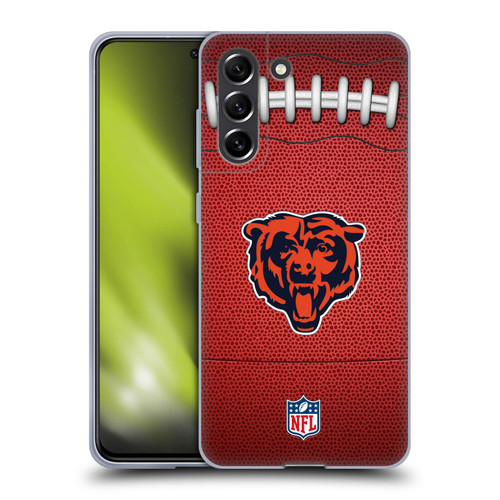 NFL Chicago Bears Graphics Football Soft Gel Case for Samsung Galaxy S21 FE 5G