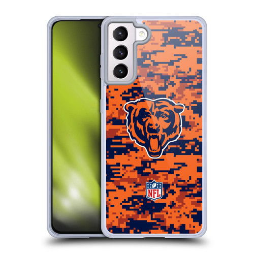NFL Chicago Bears Graphics Digital Camouflage Soft Gel Case for Samsung Galaxy S21+ 5G