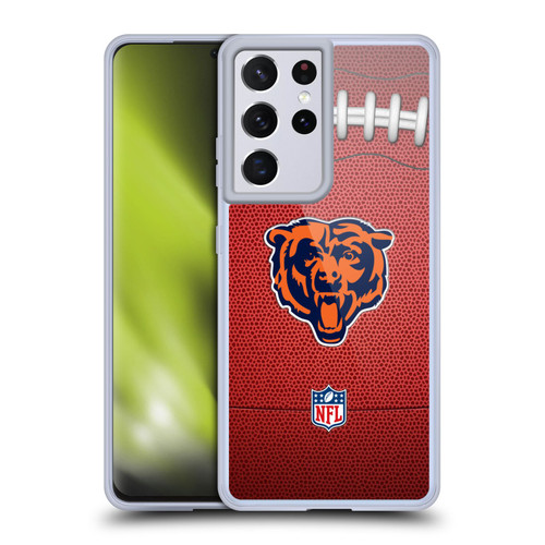 NFL Chicago Bears Graphics Football Soft Gel Case for Samsung Galaxy S21 Ultra 5G