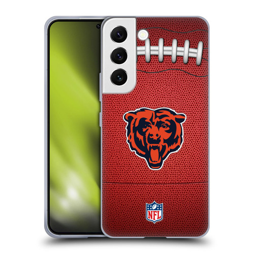 NFL Chicago Bears Graphics Football Soft Gel Case for Samsung Galaxy S22 5G